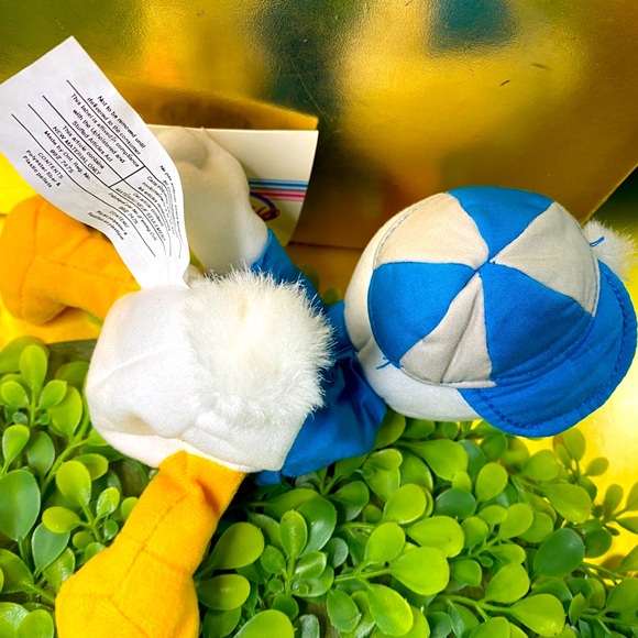 DISNEY EXCLUSIVE VTG 90s DONALD DUCK’S HUWEY LOUIE & DEWEY BEAN BAG PLUSH 7” - Picture 9 of 12